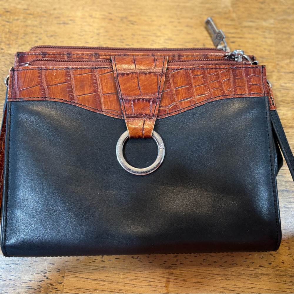Jack George Chic Black and Brown Women's Purse